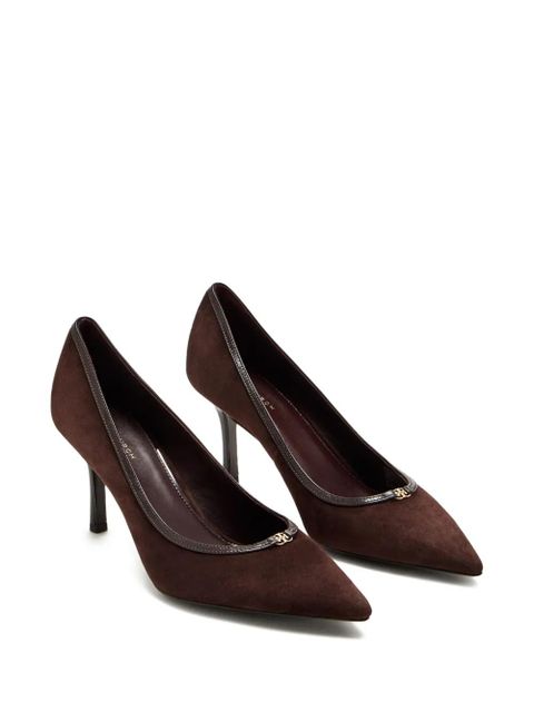Tory Burch 80mm Double T-buckle pumps - Brown - zdjęcie produktu nr 2