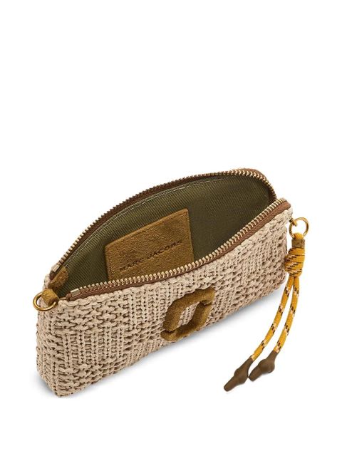 Marc Jacobs Snapshot woven wristlet bag - Neutrals