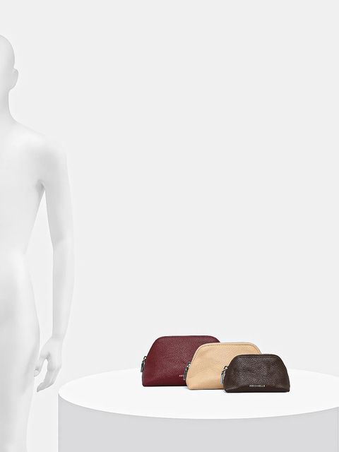 Coccinelle kosmetyczka skórzana 3-pack kolor multicolor E5.TMF.25.04.01