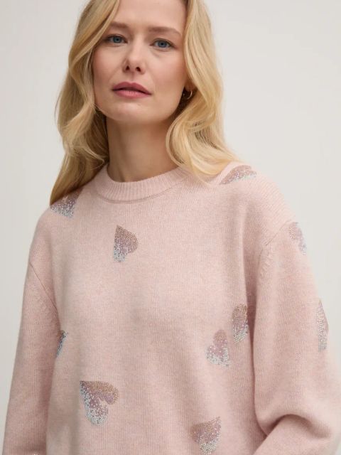 ZADIG&VOLTAIRE sweter kaszmirowy kolor różowy lekki KWSW02772