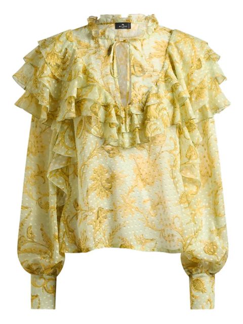 ETRO floral top - Yellow - zdjęcie produktu nr 1