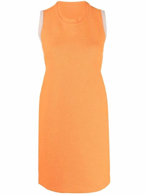Jacquemus Sorbetto knitted mini dress - Orange - zdjęcie produktu nr 1