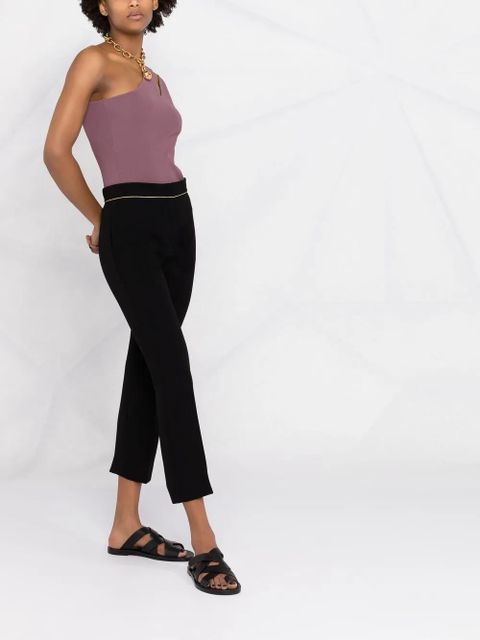 Max Mara Stella cropped tailored trousers - Black