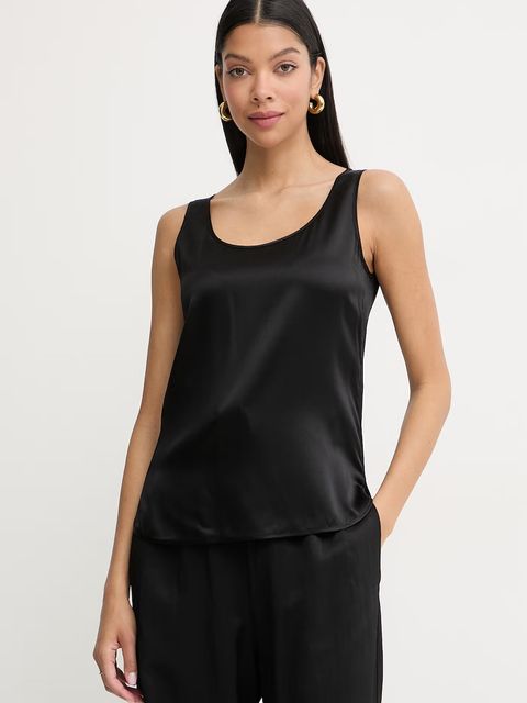 MM by Max Mara top damski jedwabny PAN - zdjęcie produktu nr 2