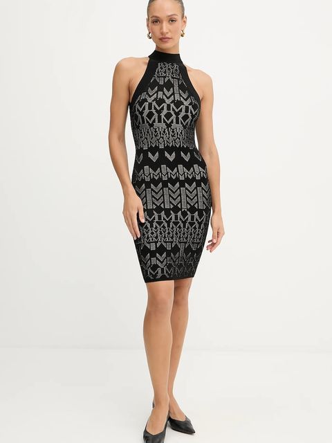 Marciano by Guess sukienka BILLIE kolor czarny mini dopasowana 5YGK19 5877Z - zdjęcie produktu nr 2