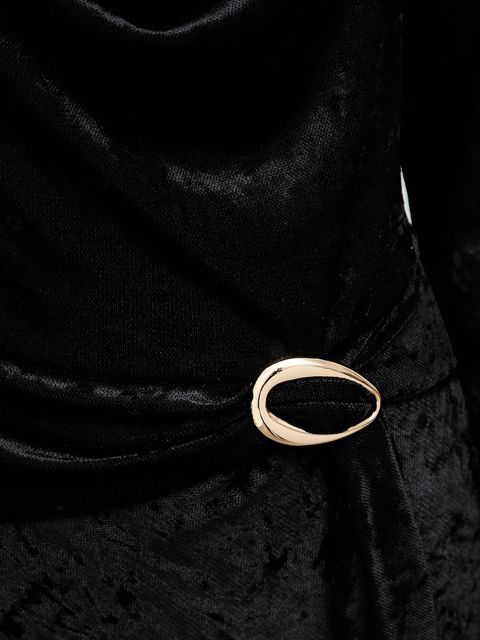 Answear.LAB sukienka kolor czarny midi rozkloszowana