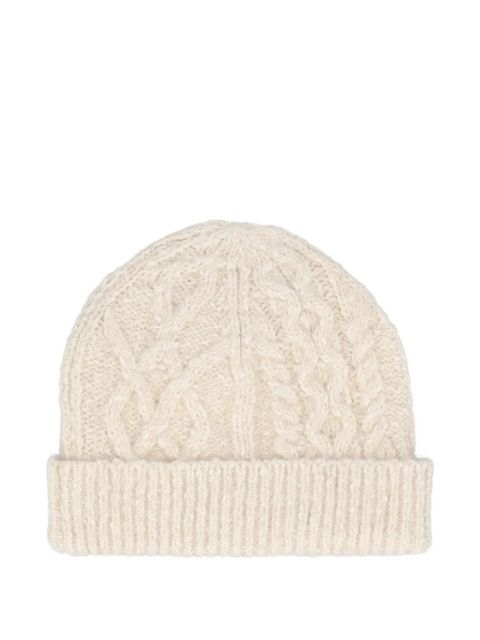 ISABEL MARANT cable-knit beanie - Neutrals