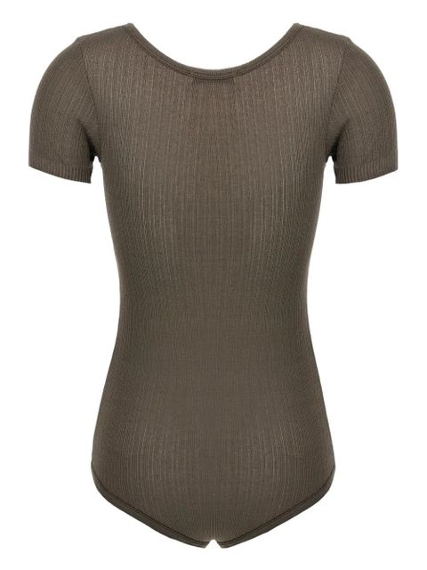 LEMAIRE ribbed-knit body - Brown - zdjęcie produktu nr 2