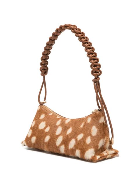 Cult Gaia Osa spotted shoulder bag - Brown