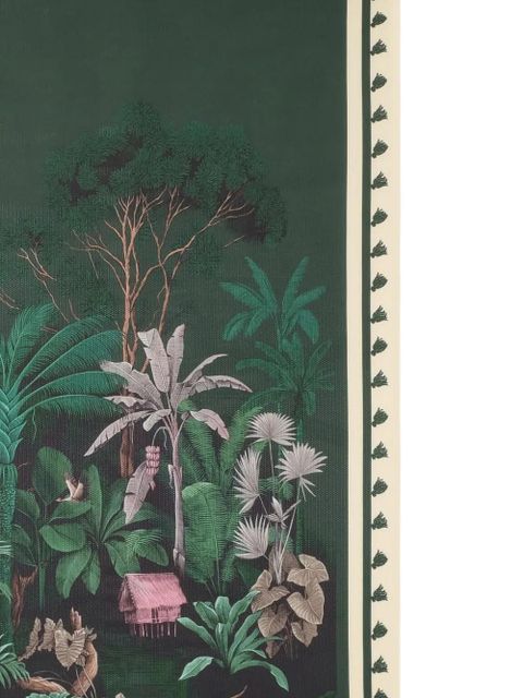 Johanna Ortiz Rainforest Journey floral-print scarves - Green - zdjęcie produktu nr 2