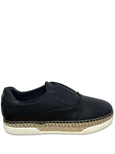 Tod's espadrille-sole sneakers - Black - zdjęcie produktu nr 1