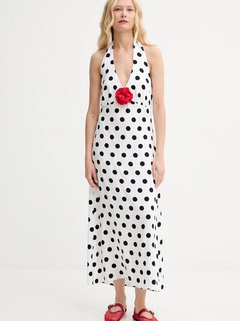 The Sleeper sukienka kolor biały midi rozkloszowana JRDR02G016R - zdjęcie produktu nr 1