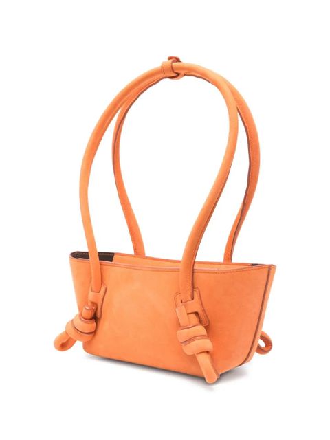 Hereu mini Fleca knot-detail shoulder bag - Orange