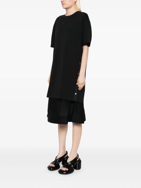 3.1 Phillip Lim crew necck short-sleevees dress - Black