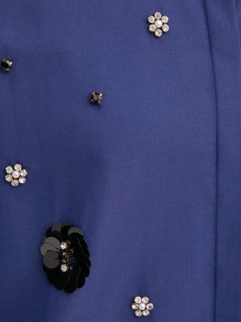 Bruuns Bazaar koszula damska kolor granatowy regular z kołnierzykiem klasycznym BBW4201