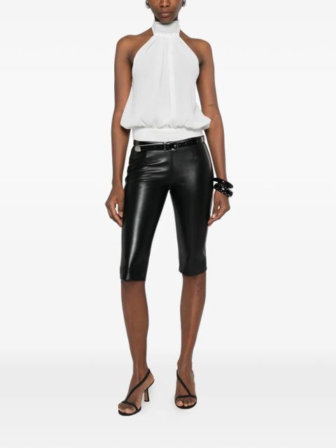 Gimaguas Bella leather shorts - Black - zdjęcie produktu nr 2