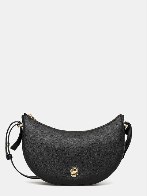 BOSS torebka skórzana kolor czarny 50547705 - zdjęcie produktu nr 1