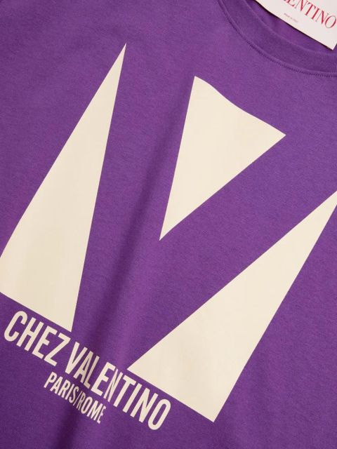 Valentino Garavani Chez-print T-shirt - Purple - zdjęcie produktu nr 2