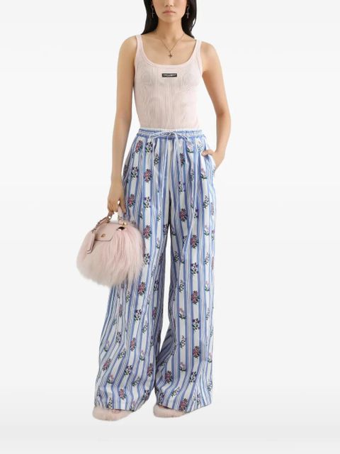 Dolce & Gabbana ribbed tank top - Pink - zdjęcie produktu nr 2