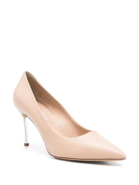 Casadei 90mm leather pumps - Neutrals - zdjęcie produktu nr 2