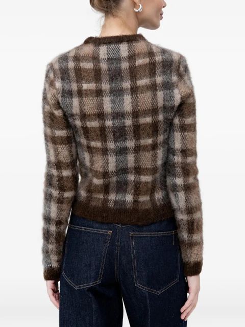 Nanushka checked sweater - Brown - zdjęcie produktu nr 2
