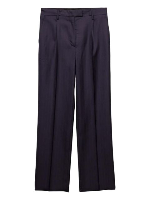 Prada wool pinstripe pants - Blue - zdjęcie produktu nr 1