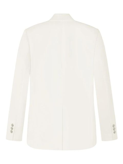 Versace double-breasted wool blazer - White