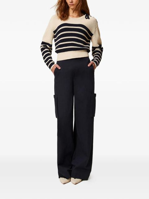 TWINSET cargo trousers - Blue