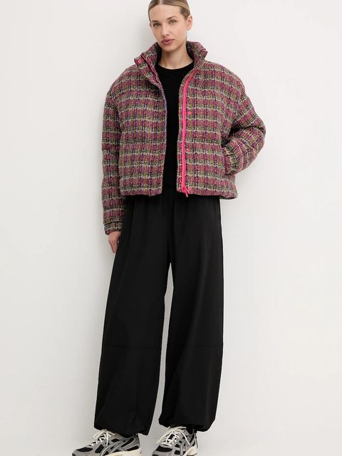 EA7 Emporio Armani kurtka kolor różowy zimowa AF16079.7W000682