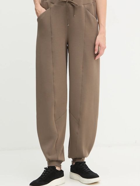 BOSS spodnie dresowe damskie kolor brązowy gładkie 50548633 - zdjęcie produktu nr 1