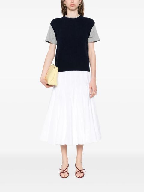 SANDRO layered T-shirt - Blue - zdjęcie produktu nr 2