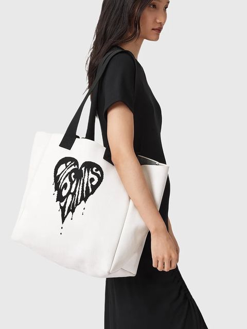 AllSaints torebka IZZY kolor biały W297XD