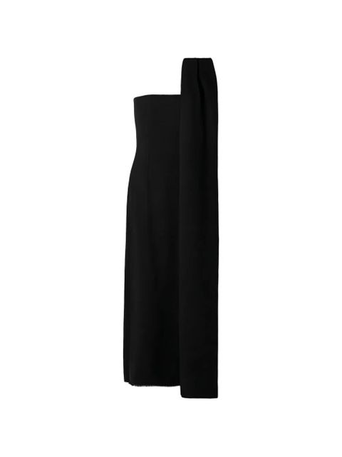 The Row asymmetric draped dress - Black - zdjęcie produktu nr 1