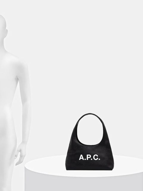 A.P.C. torebka baby ninon shoulder kolor czarny PUAAT.F67027