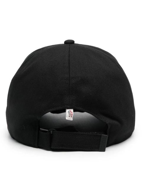 Moncler Grenoble logo-appliqué baseball cap - Black - zdjęcie produktu nr 2
