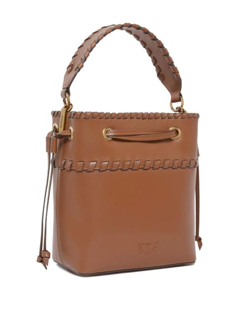 PINKO leather bucket bag - Brown - zdjęcie produktu nr 2