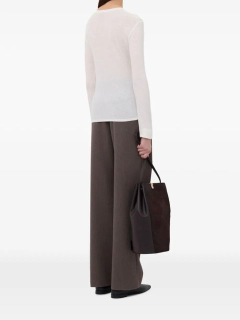 LouLou de Saison Ortigia round-neck top - Neutrals