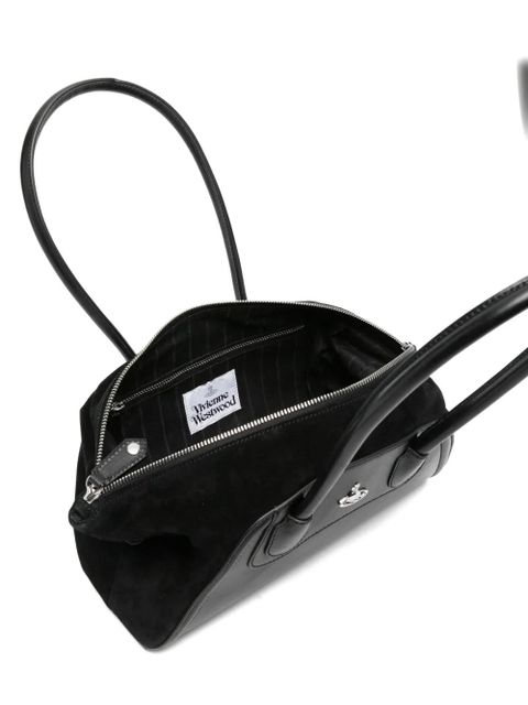 Vivienne Westwood small Shirley Orb shoulder bag - Black