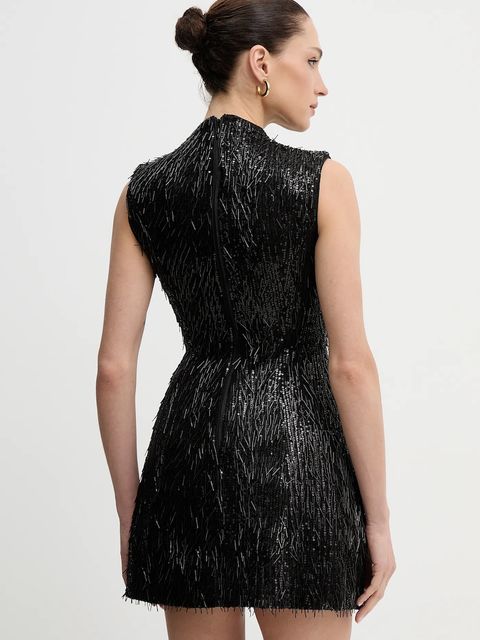 Bardot sukienka kolor czarny mini rozkloszowana 60202DB - zdjęcie produktu nr 2