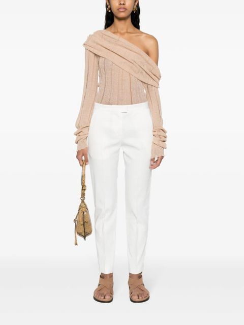 ISABEL MARANT Nolena cigarette-fit trousers - White
