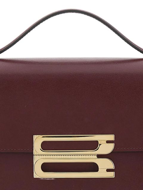 Victoria Beckham logo-plaque leather bag - Red