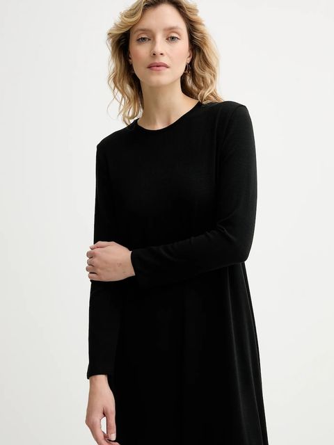 Answear.LAB sukienka kolor czarny mini rozkloszowana