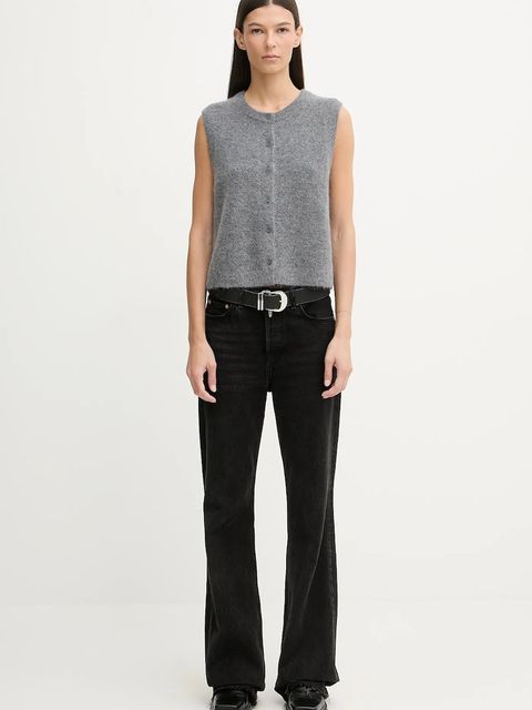 Marc O'Polo kamizelka z dodatkiem wełny damski kolor szary lekki 5000007825 - zdjęcie produktu nr 2