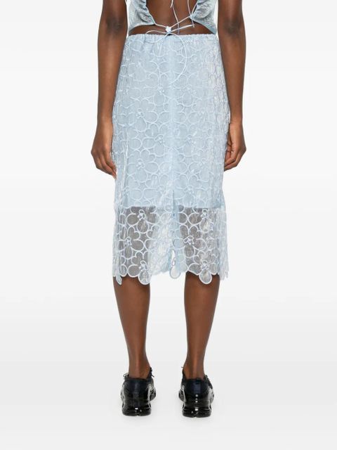 Cecilie Bahnsen Bria midi skirt - Blue - zdjęcie produktu nr 2