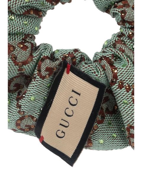 Gucci GG canvas scrunchie - Green