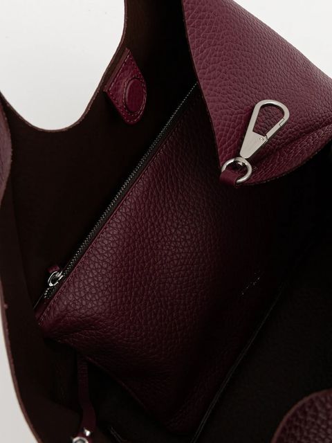 Gianni Chiarini torebka skórzana DUA kolor bordowy BS 9720 RNGDBL