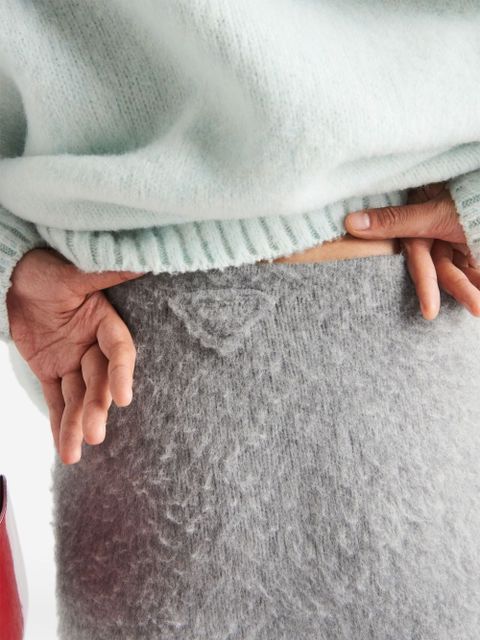 Prada cashmere pencil skirt - Grey