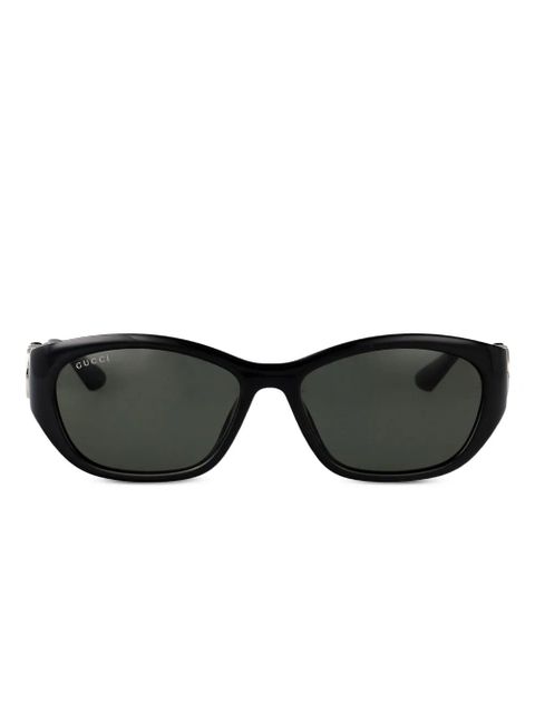 Gucci Eyewear rectangle-frame sunglasses - Black - zdjęcie produktu nr 1