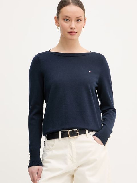 Tommy Hilfiger sweter damski z bawełną - zdjęcie produktu nr 1