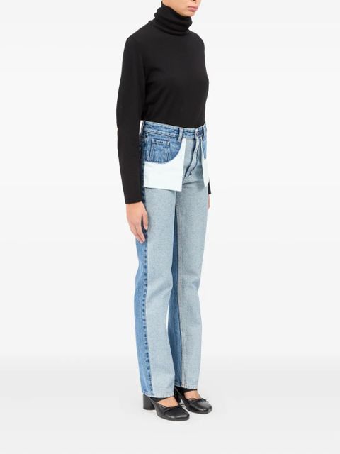 MM6 Maison Margiela inside-out seams jeans - Blue